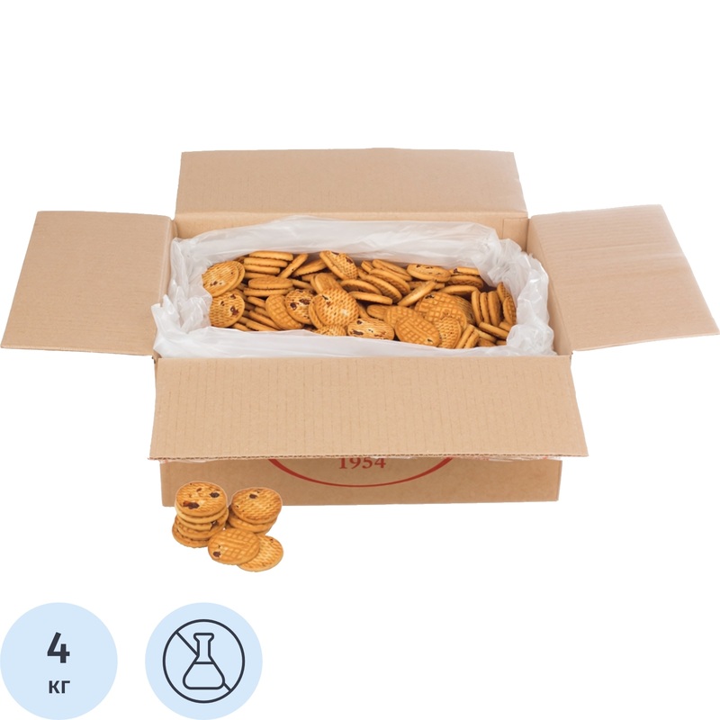 Изображение товара Печенье сахарное Брянконфи Брянская изюминка мини с изюмом 4 кг