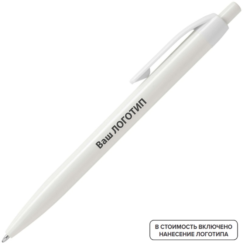 Изображение товара Ручка шариковая автоматическая Air синяя 1 мм белый корпус