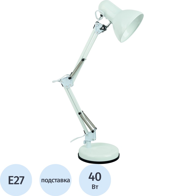 Изображение товара Настольный светильник Arte Lamp A1330LT-1WH белый