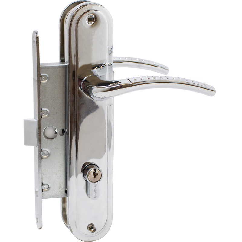 Изображение товара Замок врезной Аллюр ЗВ 7-132/85 CP хромированный