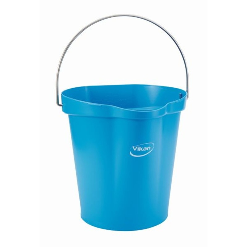 Изображение товара Ведро 12 л синее с крышкой из пластика, Россия