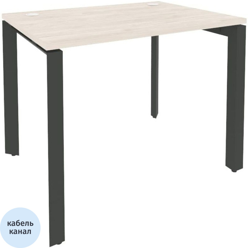 Изображение товара Стол прямой ONIX-П O.MP-SP-1.7 денвер светлый/антрацит 980х720х750 мм