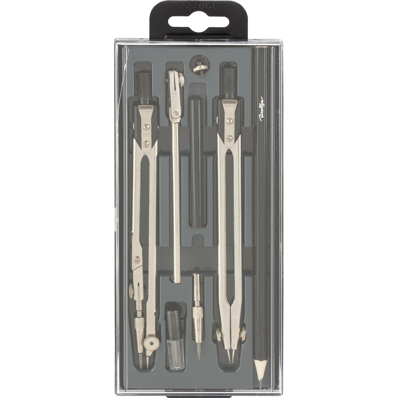 Изображение товара Готовальня Глобус Technica (корпус серебристый, НЧ8-70-60)