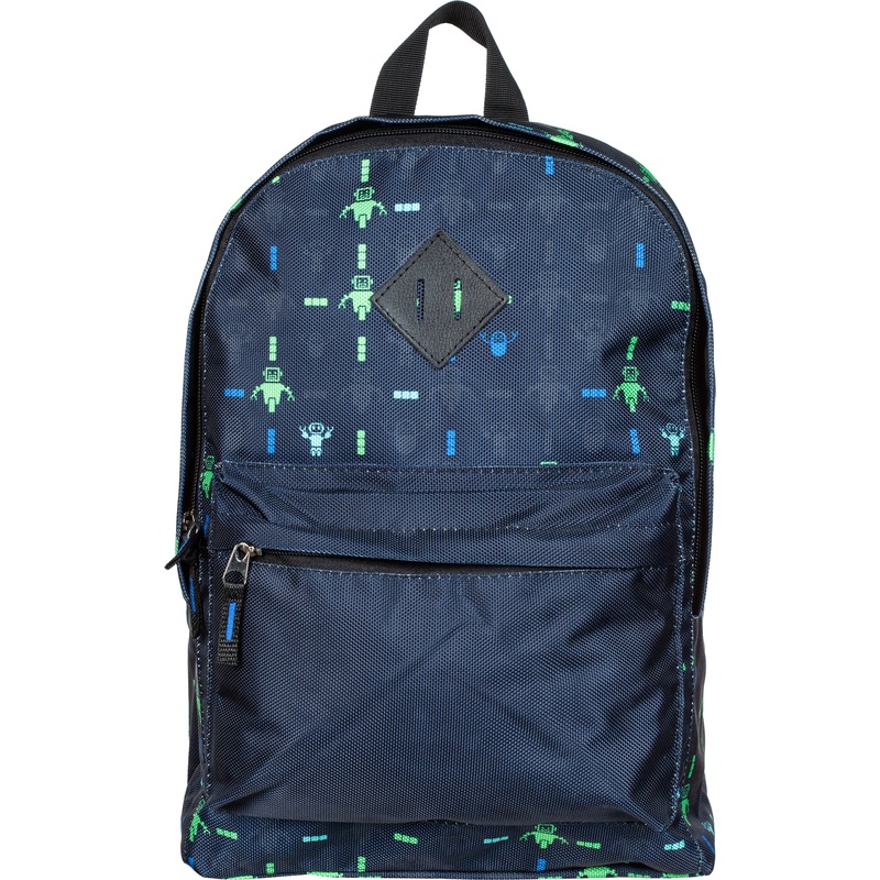 Изображение товара Школьный рюкзак Комус Класс Shape Robot черный для мальчиков 395x285x120 мм