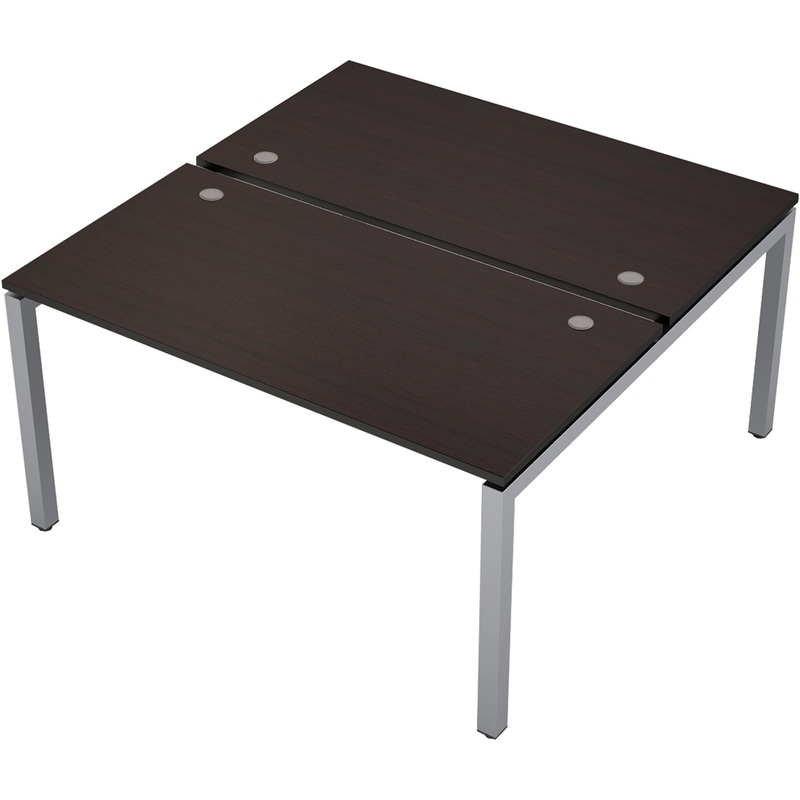 Изображение товара Приставной стол Avance 6МБ.5279 двухместный венге алюминий матовый