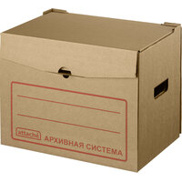 Короб архивный Т21/24 Attache 400х335х265 мм из микрогофрокартона