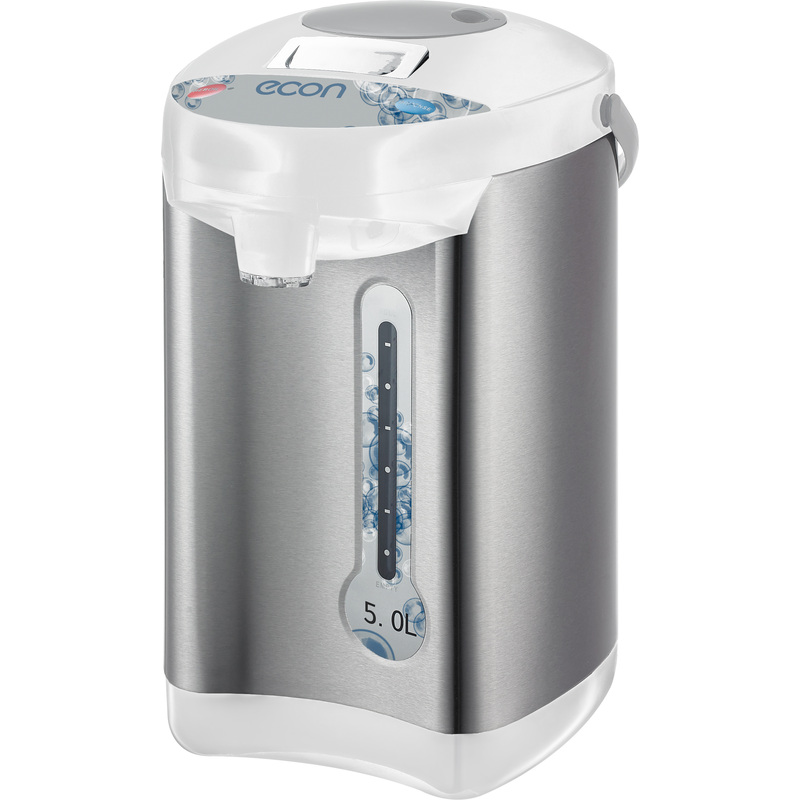 Изображение товара Термопот Econ ECO-500TP серебристый 5л автоматическое отключение и повторное кипячение