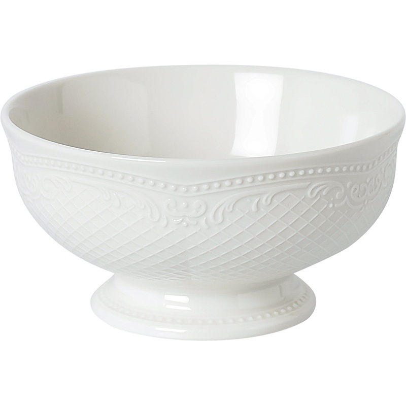 Изображение товара Набор салатников фарфоровых Noble Aristocrat 12 см 300 мл белый (6 штук в упаковке)