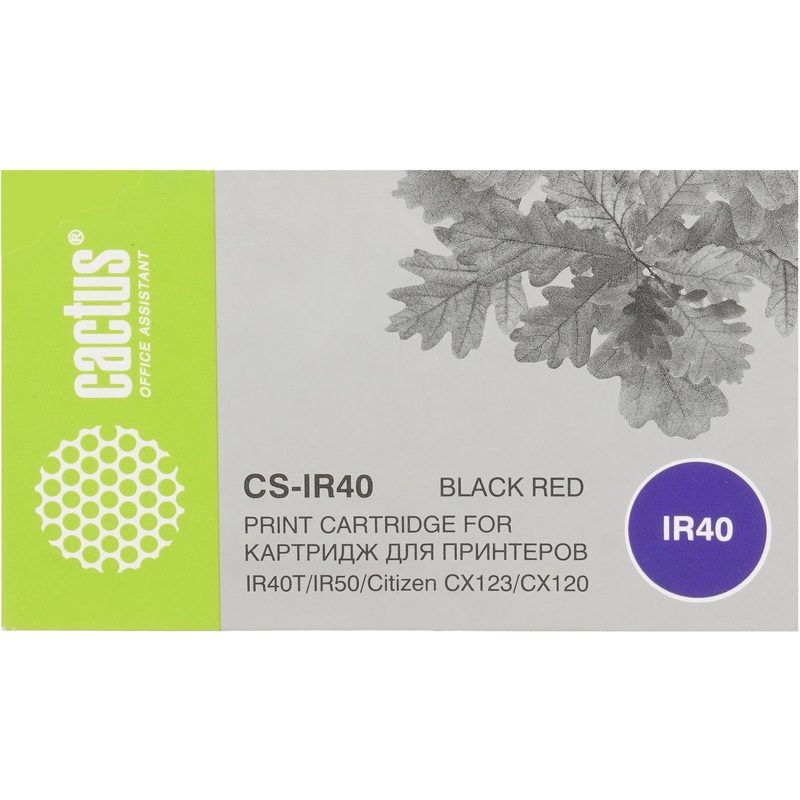 Изображение товара Матрица Cactus CS-IR40 для Citizen (красный, чёрный) совместимый