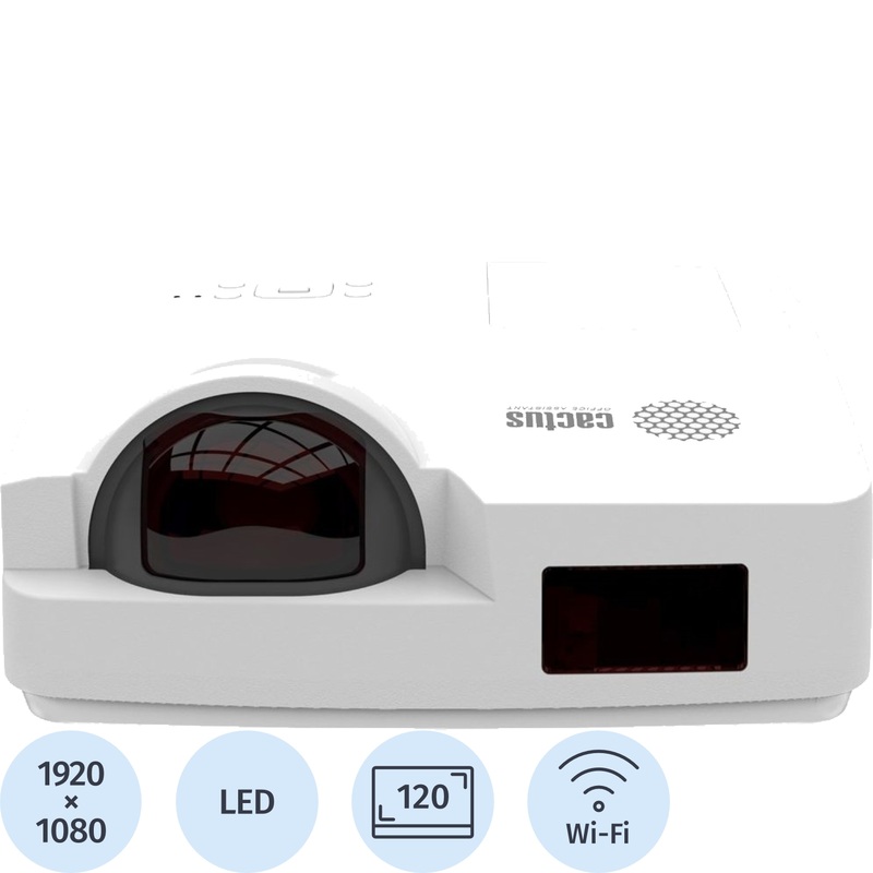 Изображение товара Проектор Cactus CS-V1.WT для домашнего кинотеатра с Full HD