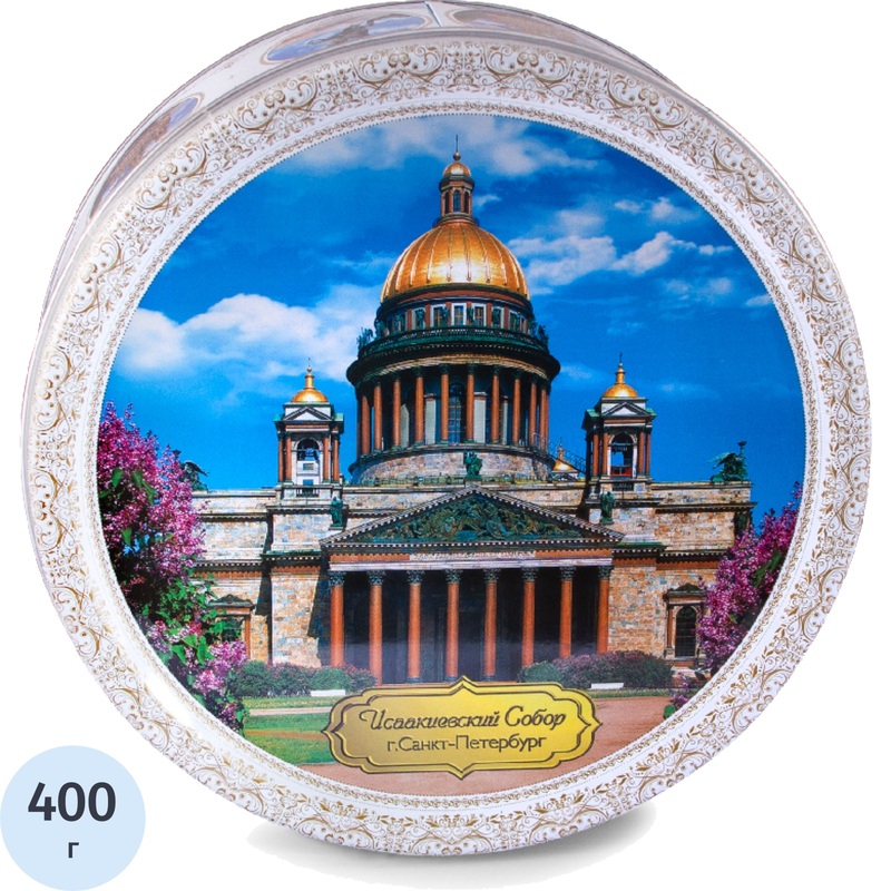 Изображение товара Печенье сдобное Regnum Санкт-Петербург 400 г в жестяной банке