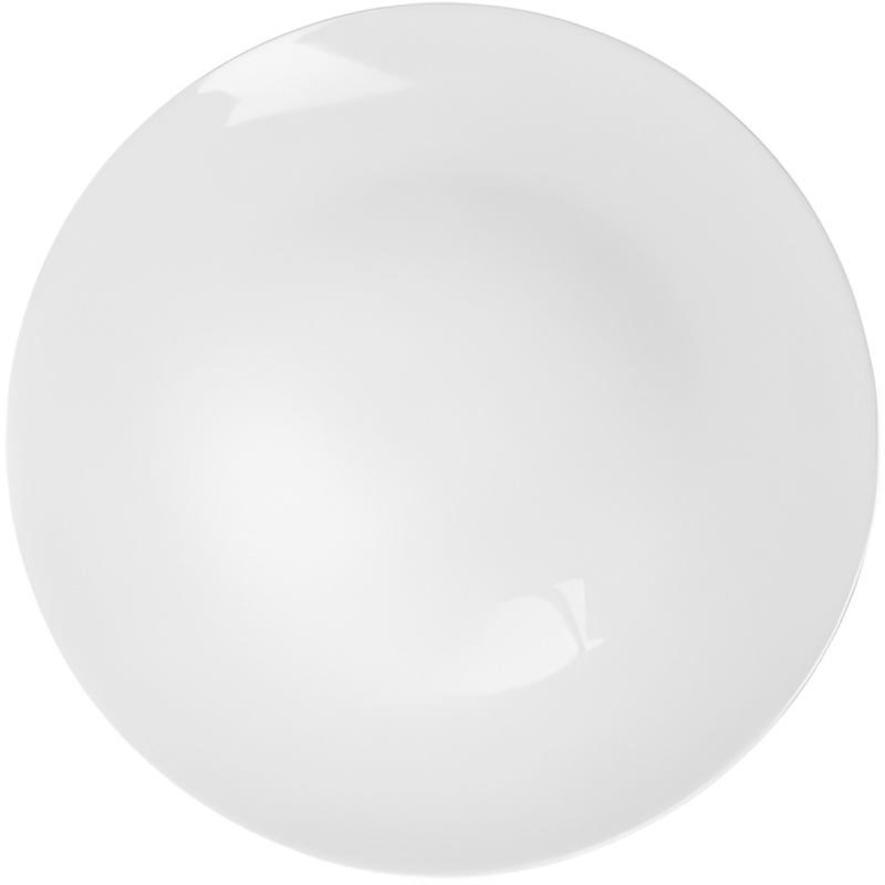 Изображение товара Обеденная фарфоровая тарелка Trivor 27 см белая для профессионального и домашнего использования