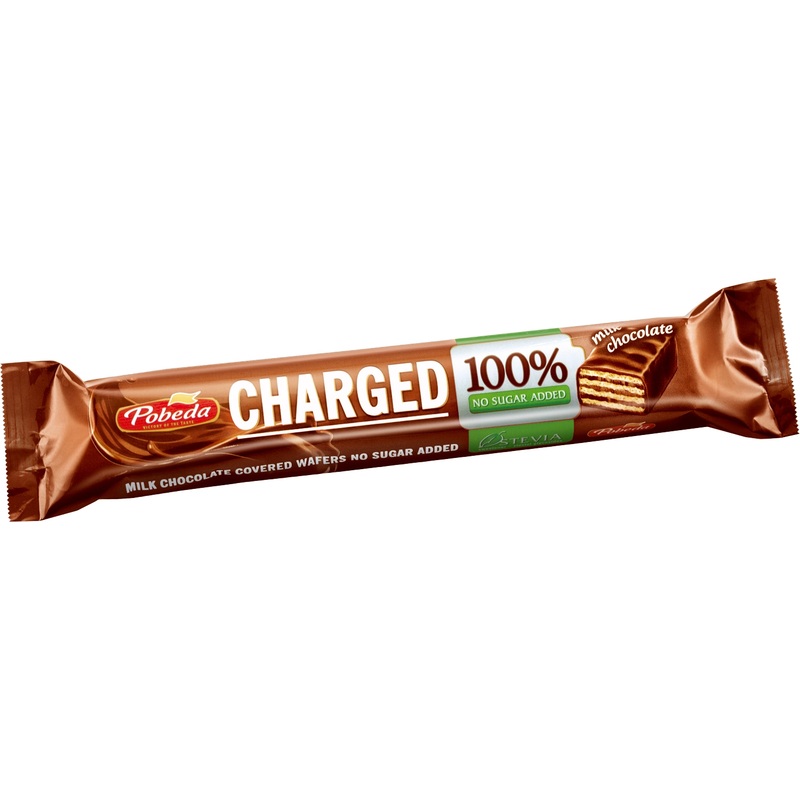 Изображение товара Вафельные конфеты Победа Вкуса Чаржед без сахара 45 г