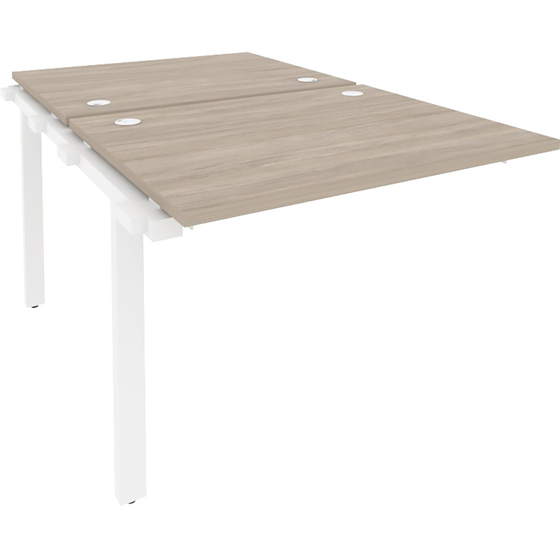 Изображение товара Элемент рабочей станции O.M-2.NRS-1.8 (дуб аттик/белый, 980х1635х750 мм)