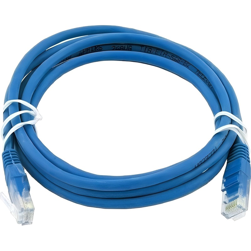 Изображение товара Патч-корд витая пара ExeGate UTP-RJ45-RJ45-5e-1,5M-BL 5e 1,5 м