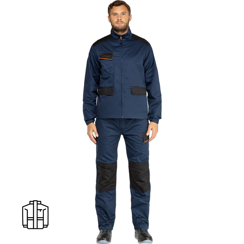 Изображение товара Рабочая летняя мужская куртка Delta Plus MACH1 синяя размер 48-50