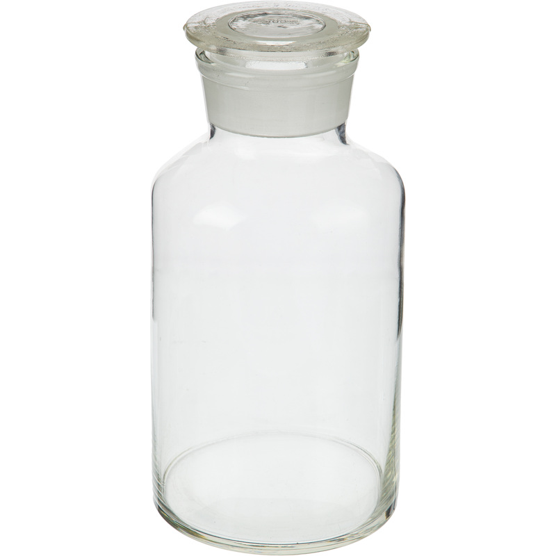 Изображение товара Стеклянная склянка с пробкой 2.5 л для хранения химических веществ