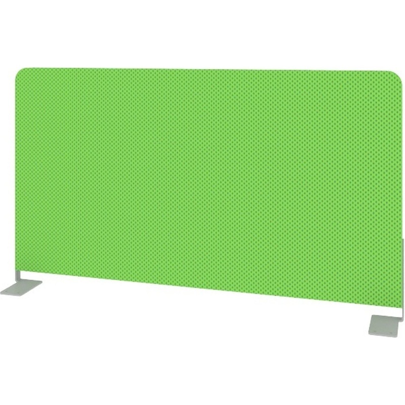 Изображение товара Экран к столу Metal System Style Б.ТЭКР-72 с боковым креплением зелёный 720х390 мм