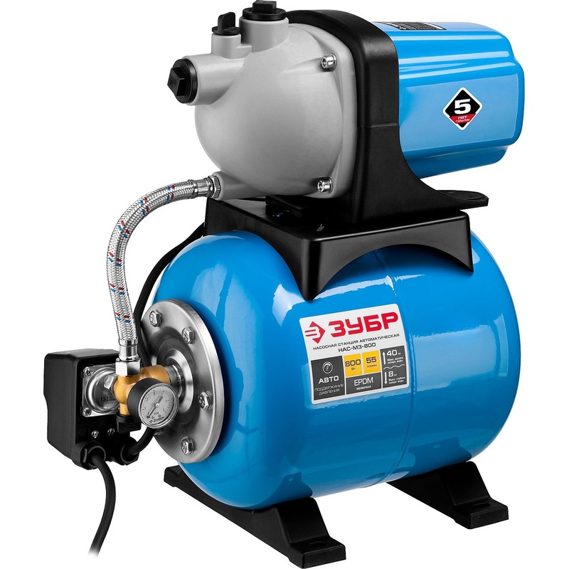 Изображение товара Насосная станция Зубр НАС-М3-800 для водоснабжения и полива