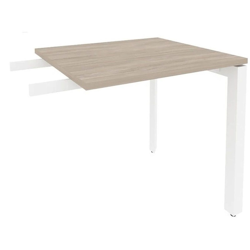 Изображение товара Приставка-брифинг дуб аттик/белый 780x720x750 мм из ЛДСП и металла