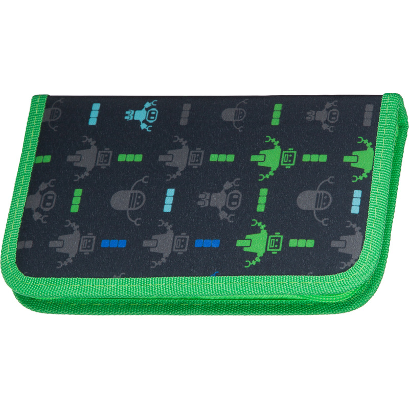 Изображение товара Односекционный пенал Комус Класс Robot для мальчиков 19х11х2 см Россия