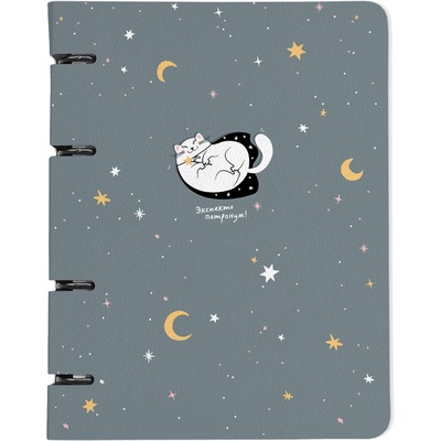 Тетрадь на кольцах со сменным блоком Be Smart Mur-Mur А5 120 листов с рисунком в клетку с перфорацией, матовая ламинация – купить по выгодной цене в интернет-магазине | 1726068