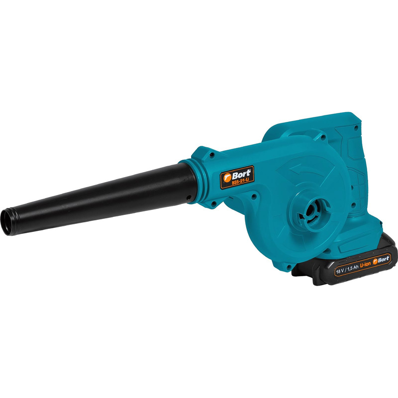 Изображение товара Воздуходув аккумуляторный Bort BSS 21 Li 18 В 1 5 Ач 250 Вт