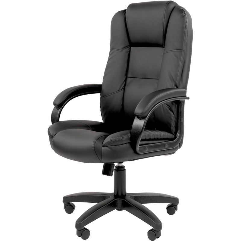 Изображение товара Кресло для руководителя Chairman 600 LT чёрное из экокожи