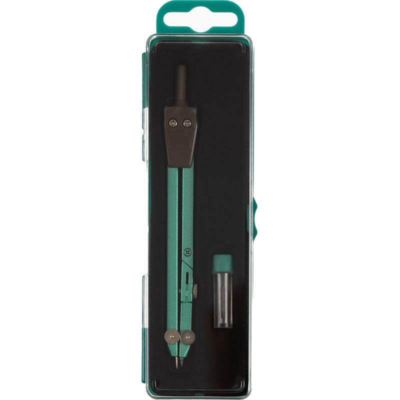 Изображение товара Готовальня Attache BF-A5 с циркулём и пеналом, зеленый