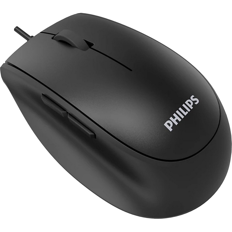 Изображение товара Проводная мышь Philips черная SPK7327B/60 с USB интерфейсом
