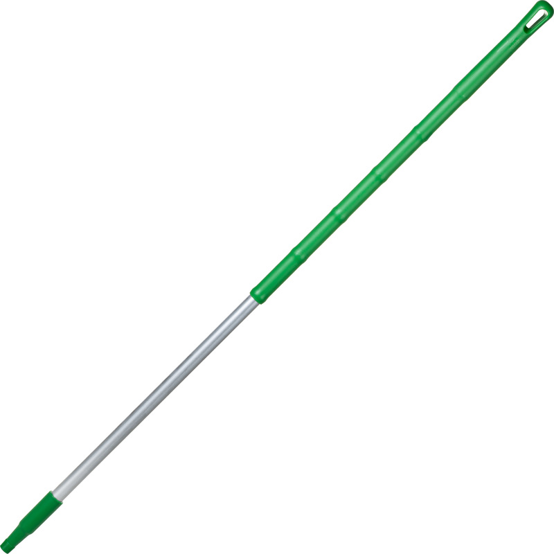 Изображение товара Рукоятка FBK металлическая 130 см зеленая с еврос резьбой для промышленных инструментов