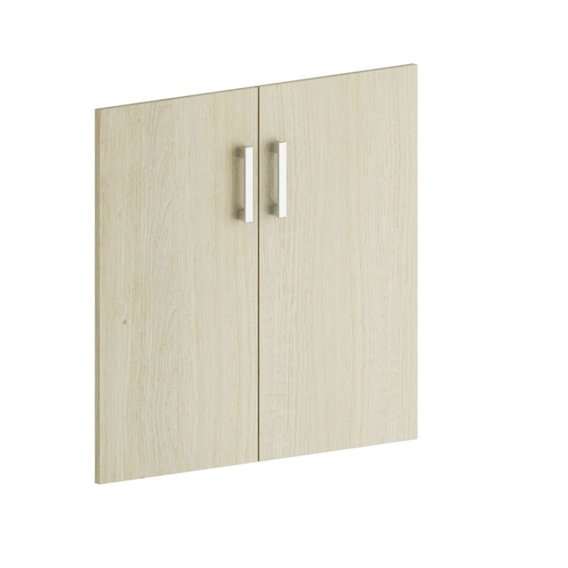 Изображение товара Дверь Комус Мебель Сатурн-Д ясень 794x764 мм распашная из ДСП с кромкой ПВХ