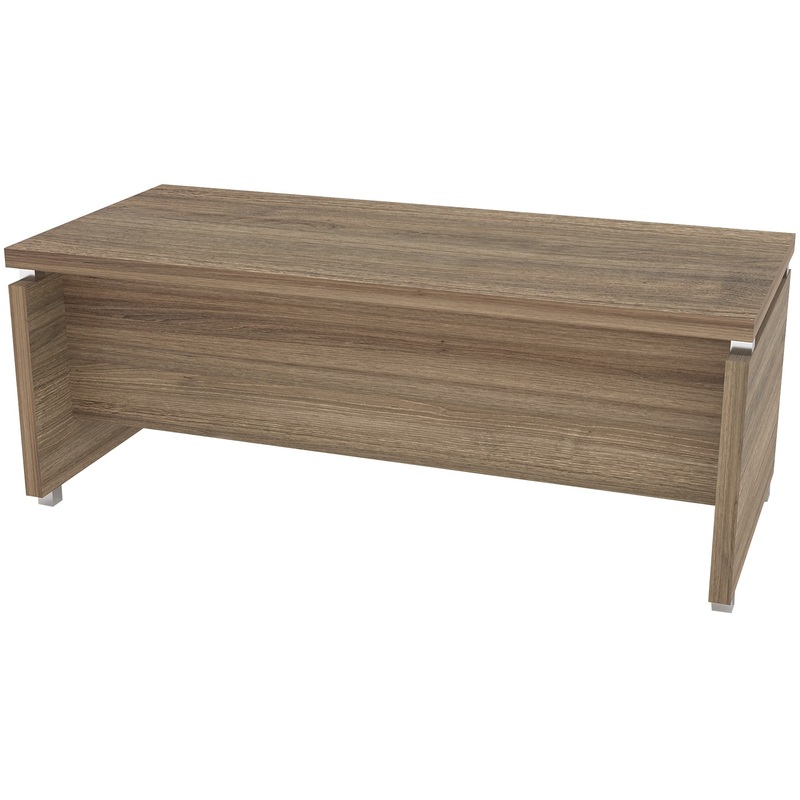 Изображение товара Стол руководителя письменный Комус Мебель Easy Director 2000х900х780 мм дуб шамони тёмный