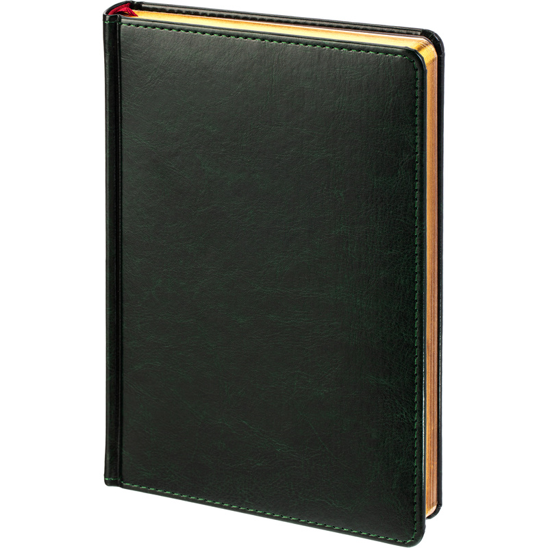 Изображение товара Ежедневник Attache Sidney Nebraska 2026 года А5 с искусственной кожей зеленый