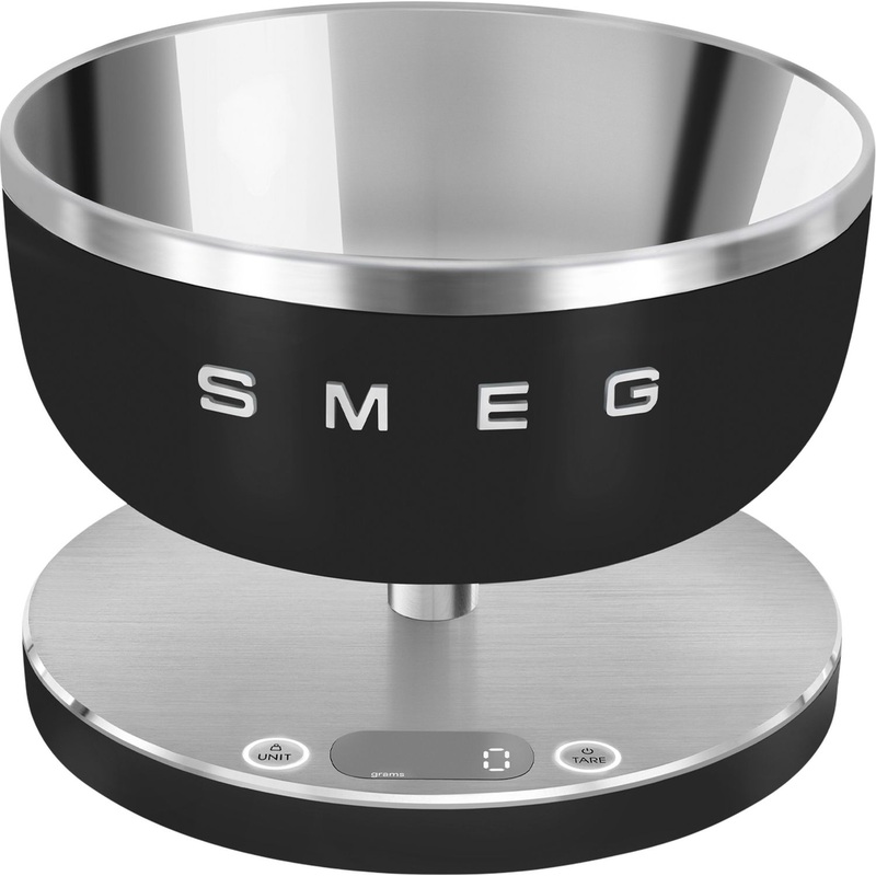 Изображение товара Электронные кухонные весы Smeg KSC01BLMWW с точностью 1 г Изображение товара Электронные кухонные весы Smeg KSC01BLMWW с точностью 1 г