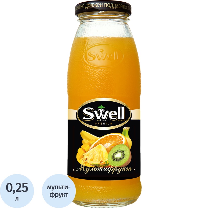 Изображение товара Нектар Swell мультифруктовый 0.25 л