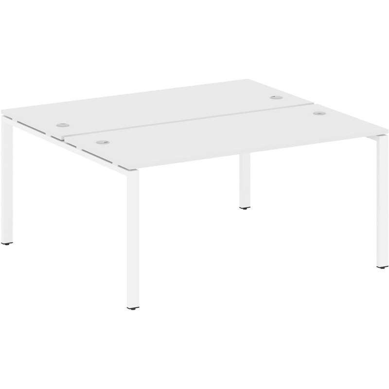 Изображение товара Рабочая станция Metal System Style БП.РАС-СП-2.4 белая 1600x1475x750 мм