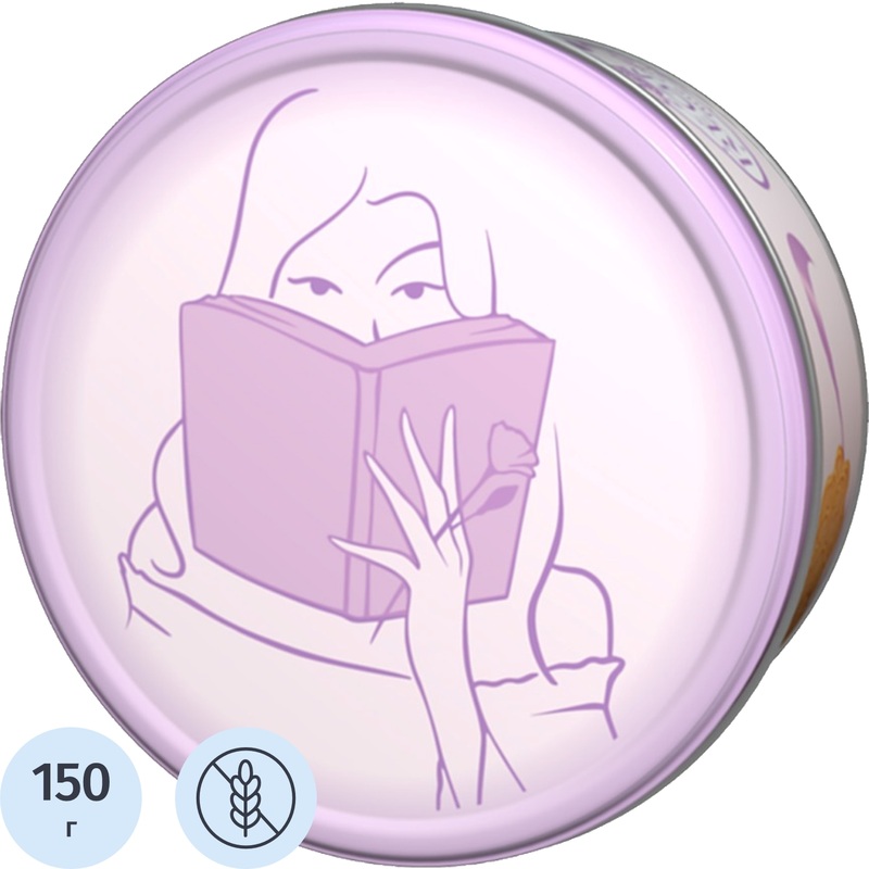 Изображение товара Печенье песочное Regnum К Себе нежно лаванда голубика 150 г