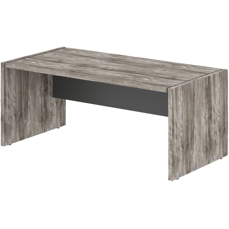 Изображение товара Рабочий стол руководителя Morris Trend MST 189 сосна нордик антрацит 1800х900х750 мм