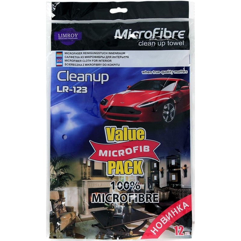 Изображение товара Салфетки универсальные Limroy 300x450 мм, 12 штук в упаковке