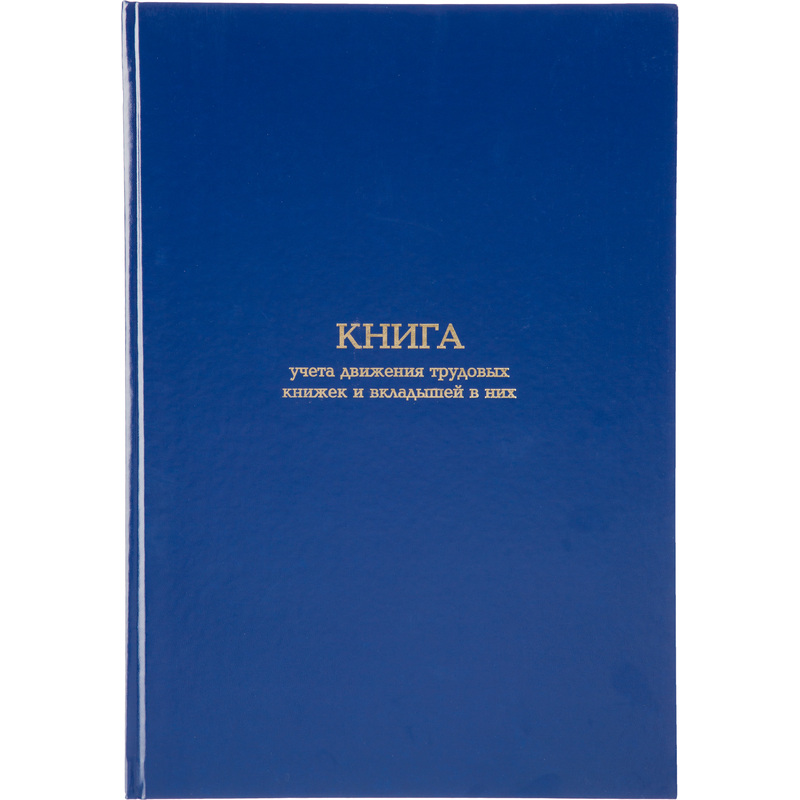 Изображение товара Книга учета движения трудовых книжек и вкладышей в них (94 листа, сшивка, обложка бумвинил)