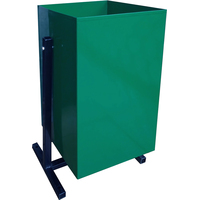 Урна уличная ПКО 20 л окрашенная сталь опрокидывающаяся (50x24x24 см)