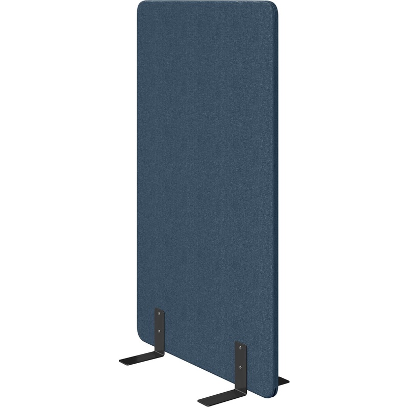 Изображение товара Мобильная офисная перегородка Домино FX-100/160 синий ткань