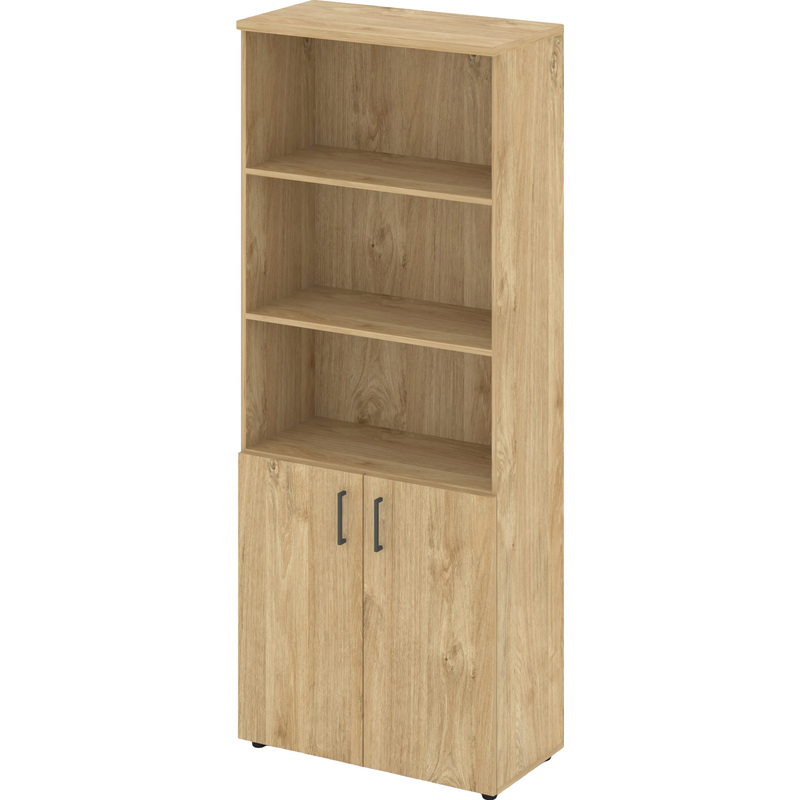 Изображение товара Шкаф для документов Style Project SN.STS-101 полузакрытый тиквуд светлый/антрацит