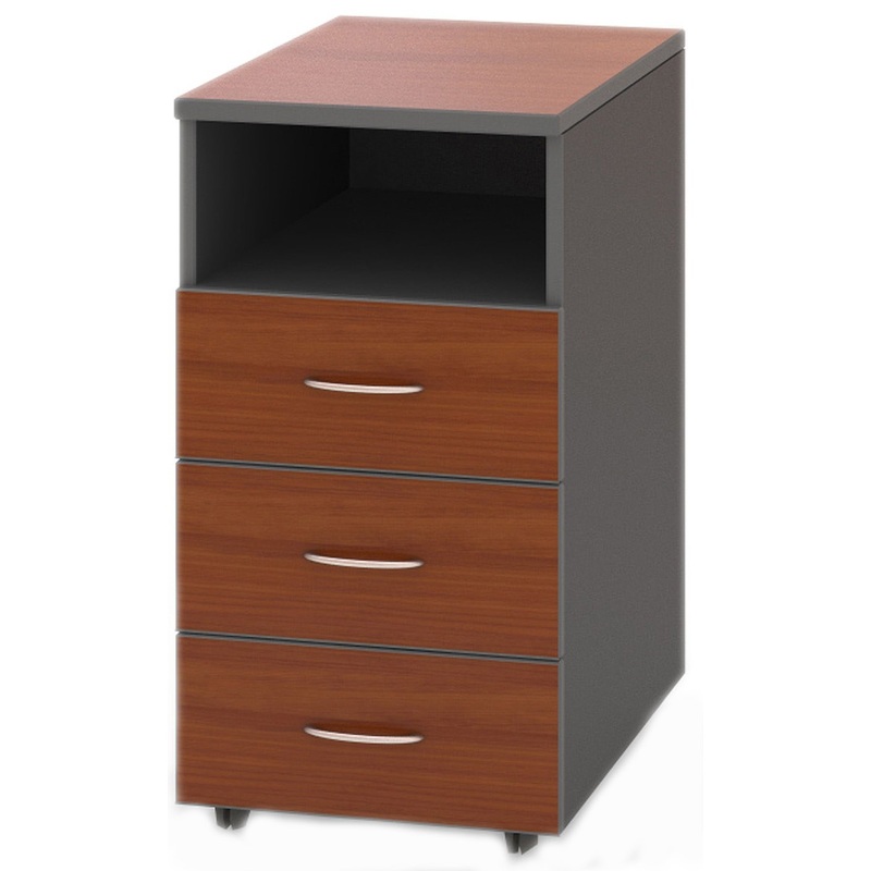 Изображение товара Тумба приставная Стратегия ноче милано с тремя ящиками