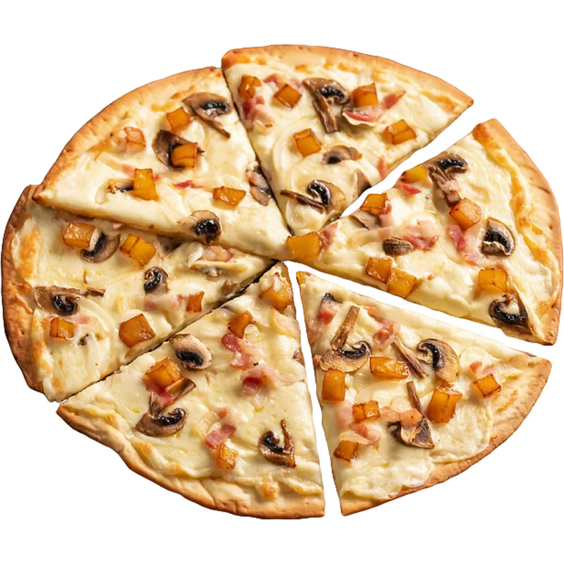 Изображение товара Пицца Ривьера без глютена с беконом и шампиньонами