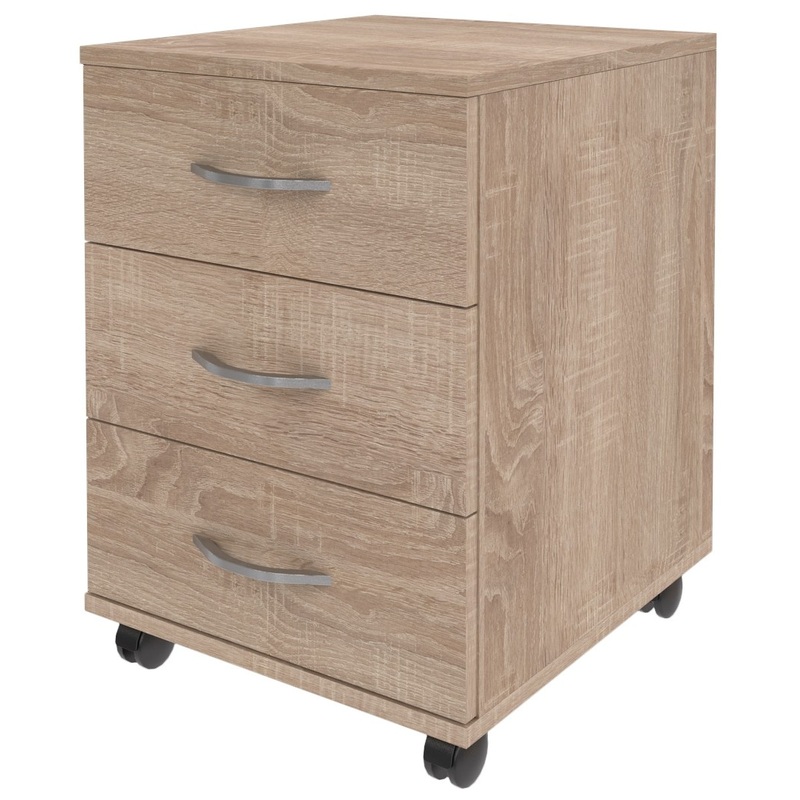 Изображение товара Тумба подкатная Simple SC-3M/3M из ЛДСП дуб сонома 412x450x566 мм