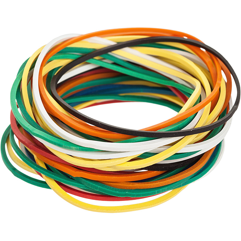 Изображение товара Резинка для денег 0.5 кг диаметр 60 мм цветная универсальная