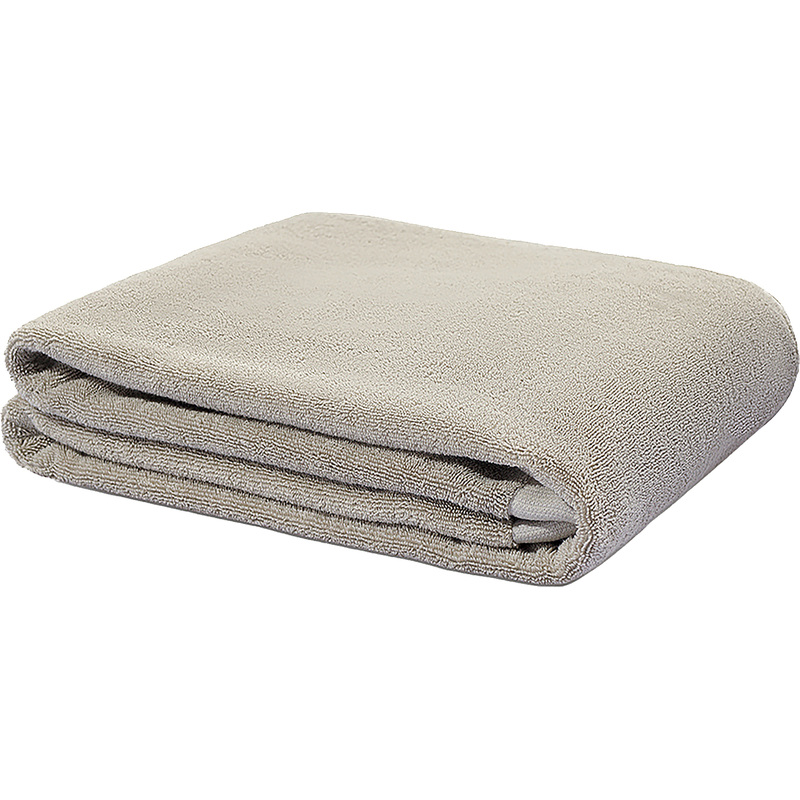 Изображение товара Махровое полотенце Essential 90x150 см бежево-серое 612 г/м2 для дома и подарка