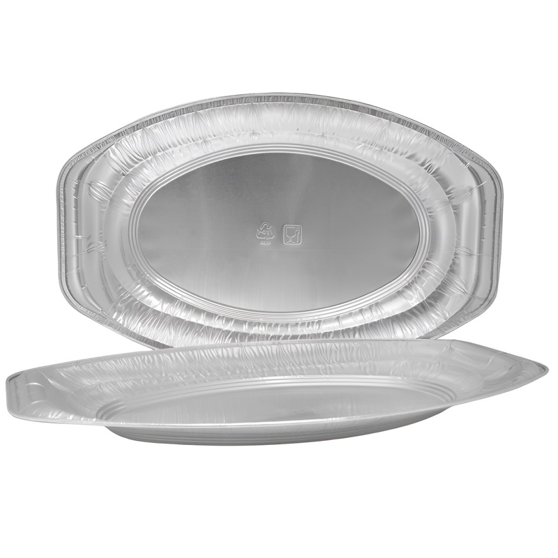 Изображение товара Поднос алюминиевый Горница 1785 мл 43x27.5 см 30 штук в упаковке